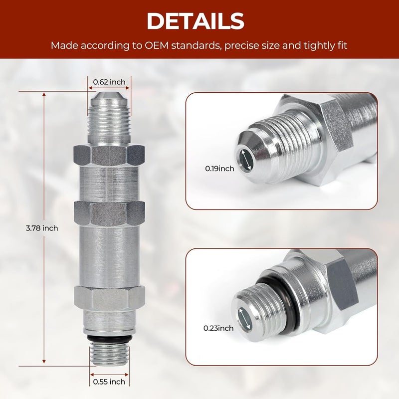 Atesilor 23535129 Fuel Check Valve Compatible with Detroit Diesel S50 8.5L & S60 11.1/12.7/14L Engine - Image 5
